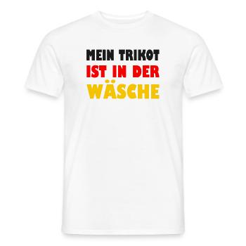 Ersatztrikot - Männer T-Shirt - Weiß - Vorne - AI Model Male 178 dark (178cm)