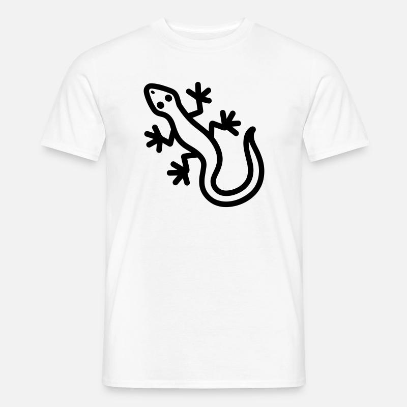 lizard - Men's T-Shirt - white