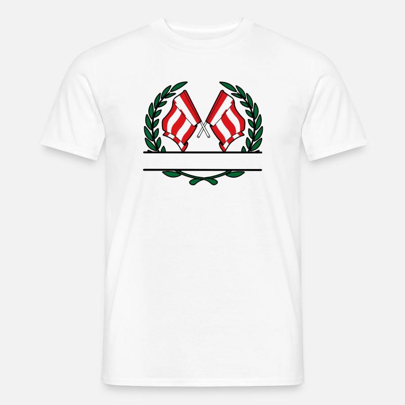 Eindhover Siegeswappen Custom - Männer T-Shirt - Weiß