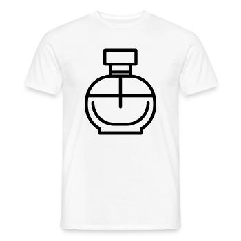 Parfümflasche - Männer T-Shirt - Weiß - Vorne - AI Model Male 178 dark (178cm)