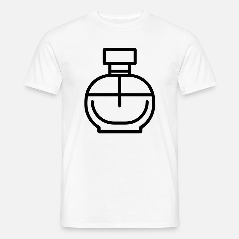 Parfümflasche - Männer T-Shirt - Weiß