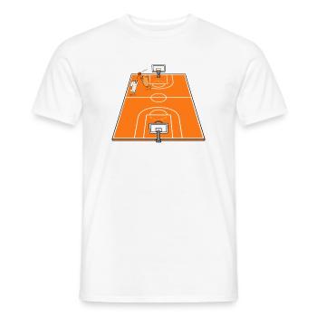 Basketballmatch Hund und Capybara - Männer T-Shirt - Weiß - Vorne - AI Model Male 178 dark (178cm)