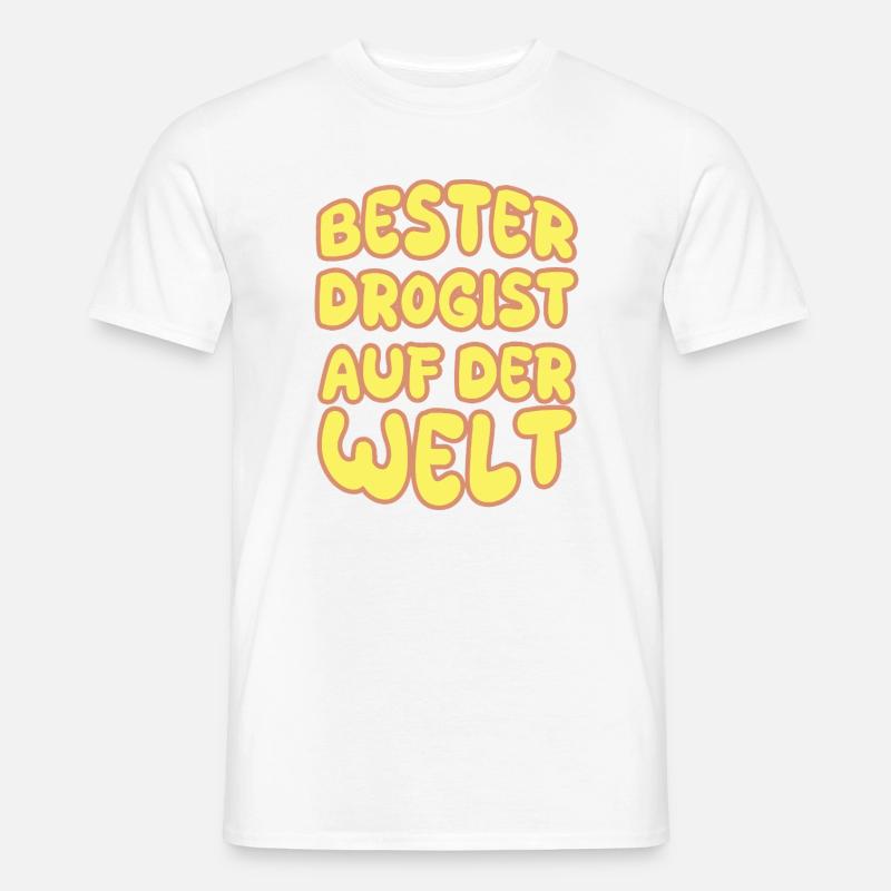 Beruf Drogist - Männer T-Shirt - Weiß