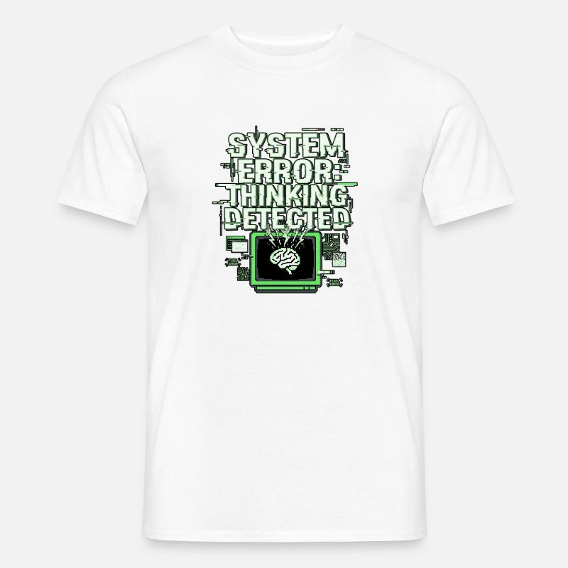 System Error - Männer T-Shirt - Weiß