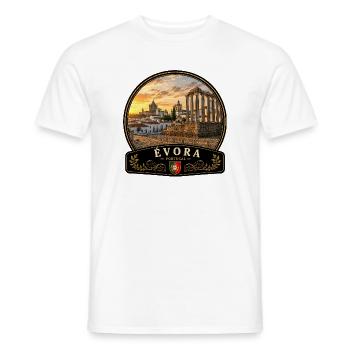Evora Portugal Altstadt Urlaub Europa Atlantik - Männer T-Shirt - Weiß - Vorne - AI Model Male 178 dark (178cm)