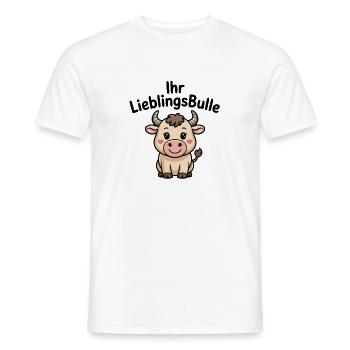  Ihr LieblingsBulle Niedlicher Kawaii Bulle Für - Männer T-Shirt - Weiß - Vorne - AI Model Male 178 dark (178cm)