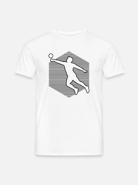 Geschenkidee für einen Faustball-Fan mit Faustball - Männer T-Shirt - Weiß