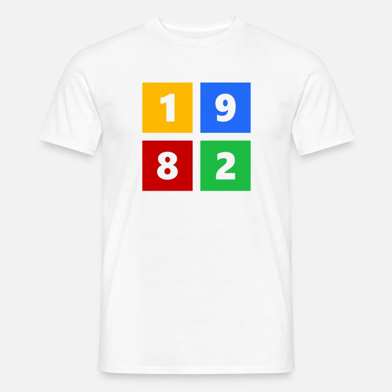 1982 - Männer T-Shirt - Weiß