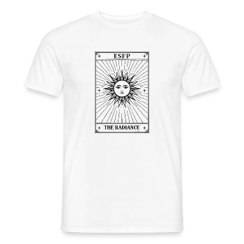 ESFP | Personnalité des cartes de tarot - T-shirt homme - blanc - Devant - AI Model Male 178 dark (178cm)