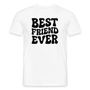 Beste Freundin aller Zeiten - Männer T-Shirt - Weiß - Vorne - AI Model Male 178 dark (178cm)