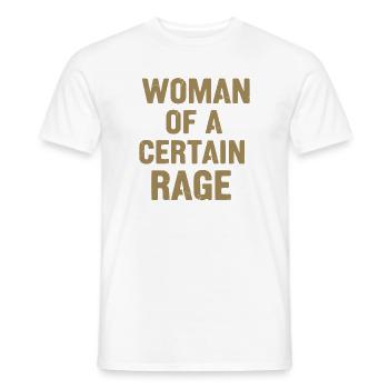 Frau mit bestem Zorn - Männer T-Shirt - Weiß - Vorne - AI Model Male 178 dark (178cm)