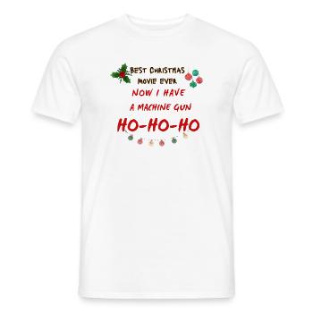 Meilleur film de Noël de tous les temps ! - T-shirt homme - blanc - Devant - AI Model Male 178 dark (178cm)