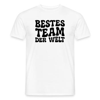 Best team in the world - Men's T-Shirt - white - Front - AI Model Male 178 dark (178cm)