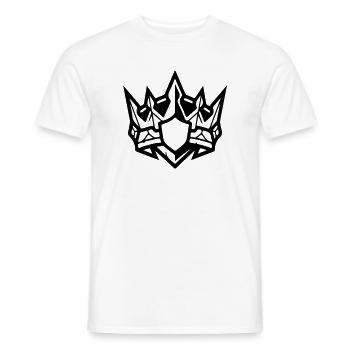 Krone Symbol - Männer T-Shirt - Weiß - Vorne - AI Model Male 178 dark (178cm)
