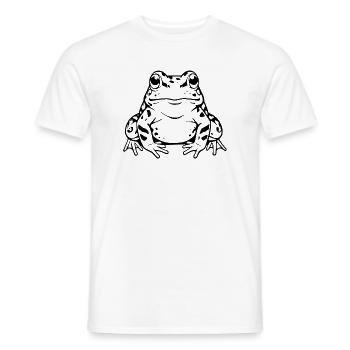 Don de la Grenouille Noire - T-shirt homme - blanc - Devant - AI Model Male 178 dark (178cm)