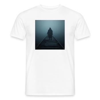Soul Carrier – Death on the Bridge - Men's T-Shirt - white - Front - AI Model Male 178 dark (178cm)