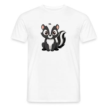 Baby Skunk - Men's T-Shirt - white - Front - AI Model Male 178 dark (178cm)