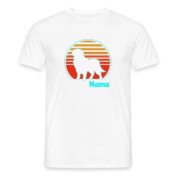 Golden Retriever Goldie Chien Chien Cadeau - T-shirt homme - blanc - Devant - AI Model Male 178 dark (178cm)