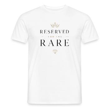 Luxury Minimalism Reserved For The Rare Design - Men's T-Shirt - white - Front - AI Model Male 178 dark (178cm)