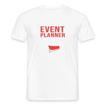 Event Planer Stimme - Männer T-Shirt - Weiß - Vorne - AI Model Male 178 dark (178cm)