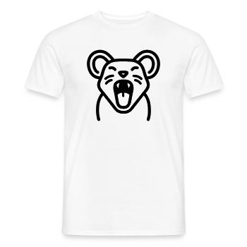souris - T-shirt homme - blanc - Devant - AI Model Male 178 dark (178cm)