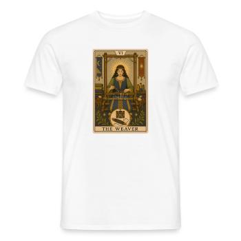 Weaver | Weaving & Handmade Tarot - Men's T-Shirt - white - Front - AI Model Male 178 dark (178cm)