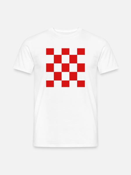 Zeig deine Farben – Kroatien - Männer T-Shirt - Weiß