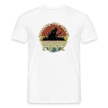 14e anniversaire Faire vibrer la foule GIT 08/2012 - T-shirt homme - blanc - Devant - AI Model Male 178 dark (178cm)
