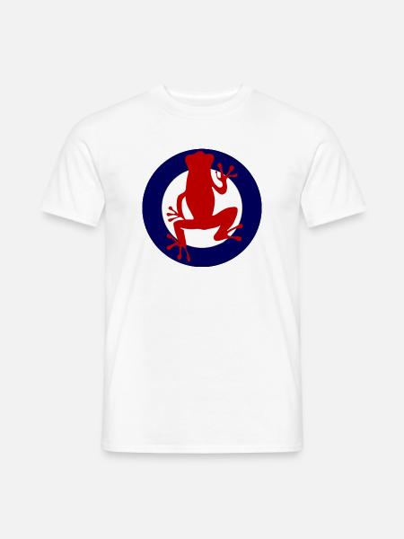 Red Salamander - Männer T-Shirt - Weiß
