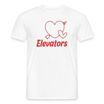 Lift - Men's T-Shirt - white - Front - AI Model Male 178 dark (178cm)