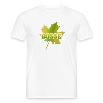 Bosse - Männer T-Shirt - Weiß - Vorne - AI Model Male 178 dark (178cm)