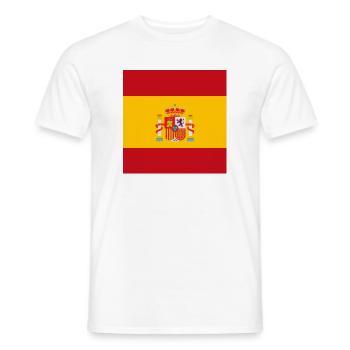 Show off your colors - Spain - Camiseta hombre - blanco - delante - AI Model Male 178 dark (178cm)