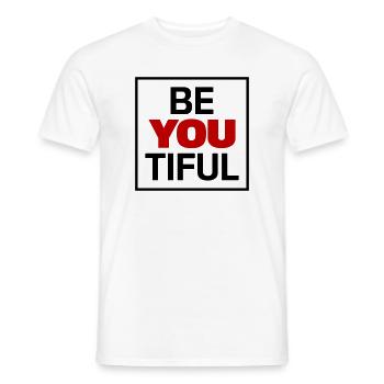 Parmi toi qui disons chemise - T-shirt homme - blanc - Devant - AI Model Male 178 dark (178cm)