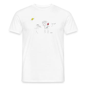 Diplomat - Männer T-Shirt - Weiß - Vorne - AI Model Male 178 dark (178cm)