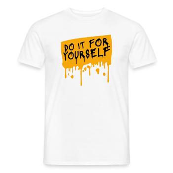 Do It For Yourself Inspirierend Selbstliebe Zitat - Männer T-Shirt - Weiß - Vorne - AI Model Male 178 dark (178cm)