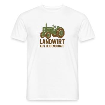 Landwirt aus Leidenschaft - Männer T-Shirt - Weiß - Vorne - AI Model Male 178 dark (178cm)