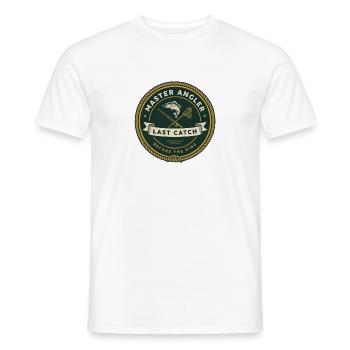 JGA Junggesellenabschied T-Shirt | Last Catch - Männer T-Shirt - Weiß - Vorne - AI Model Male 178 dark (178cm)