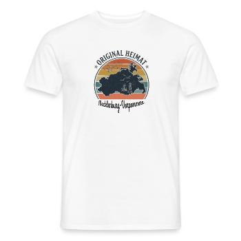 Originale Heimat Küsten Retro-Logo - Männer T-Shirt - Weiß - Vorne - AI Model Male 178 dark (178cm)