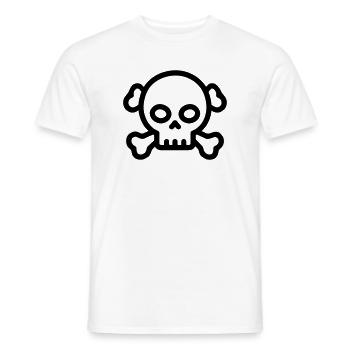 Pirat - Männer T-Shirt - Weiß - Vorne - AI Model Male 178 dark (178cm)