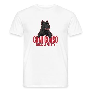 Cane Corso Sécurité Garde des Mastiffs Italiens - T-shirt homme - blanc - Devant - AI Model Male 178 dark (178cm)