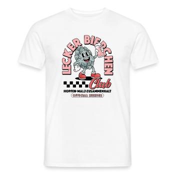 Lecker Bierchen Club Bier Bierliebhaber - Männer T-Shirt - Weiß - Vorne - AI Model Male 178 dark (178cm)