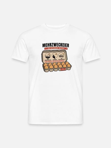 Mehrzweckeier - Für besondere Anlässe - Männer T-Shirt - Weiß