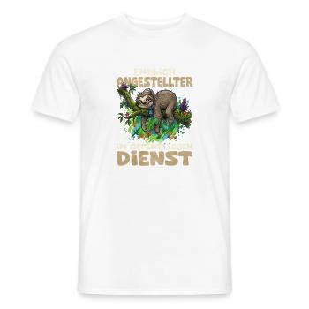 Endlich Angestellter im Öffentlichen Dienst - Männer T-Shirt - Weiß - Vorne - AI Model Male 178 dark (178cm)