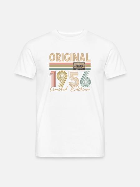 70e anniversaire, 70 ans - T-shirt homme - blanc