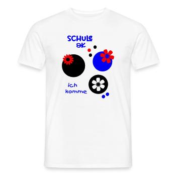 Schule ok - Männer T-Shirt - Weiß - Vorne - AI Model Male 178 dark (178cm)