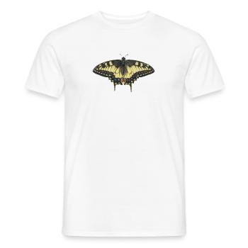 Butterfly - Men's T-Shirt - white - Front - AI Model Male 178 dark (178cm)