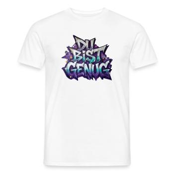 Vous êtes assez - T-shirt homme - blanc - Devant - AI Model Male 178 dark (178cm)