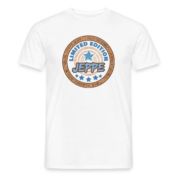 Jeppe en tant qu’expression - T-shirt homme - blanc - Devant - AI Model Male 178 dark (178cm)