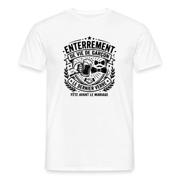 evg - T-shirt homme - blanc - Devant - AI Model Male 178 dark (178cm)