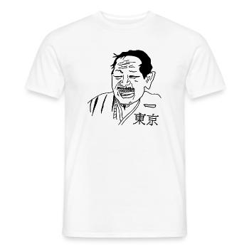 Manga japanischer Manga Tokyo  - Männer T-Shirt - Weiß - Vorne - AI Model Male 178 dark (178cm)